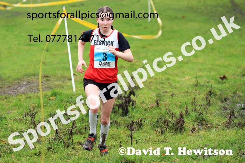 Womens under-17s and under-20s 2023 NECAA Cross Country Relays, Thornley Hall Farm, Peterlee, County Durham. Photo: David T. Hewitson/Sports for All Pics